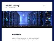 Tablet Screenshot of diakoniahosting.com